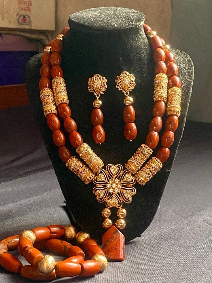 Royal Coral Necklace
